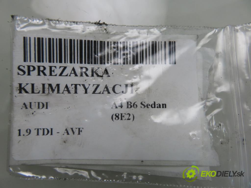 AUDI A4 (8E2, B6) SEDAN 2004 96,00 1.9 TDI PD 130 1896,00 KOMPRESOR: klimatizácie 4472209530 (Kompresor klimatizácie)