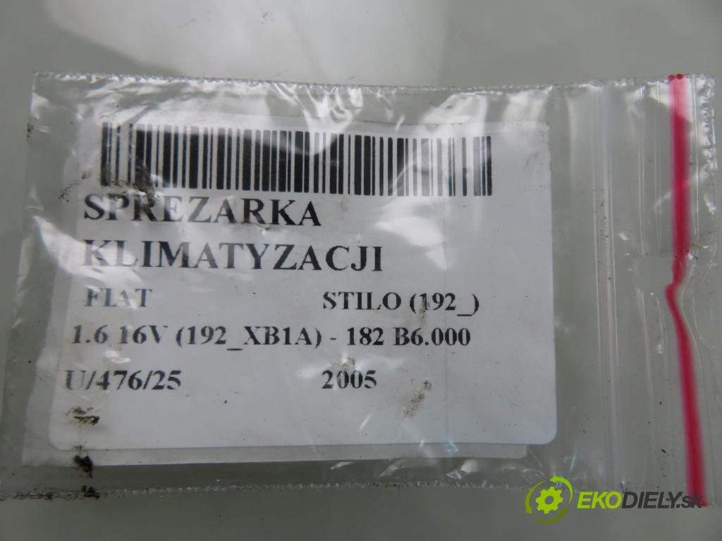 FIAT STILO (192_) HB 2005 76,00 1.6 16V 103 - 182 B6.000 1596,00 KOMPRESOR: klimatizácie 4472208634 (Kompresor klimatizácie)