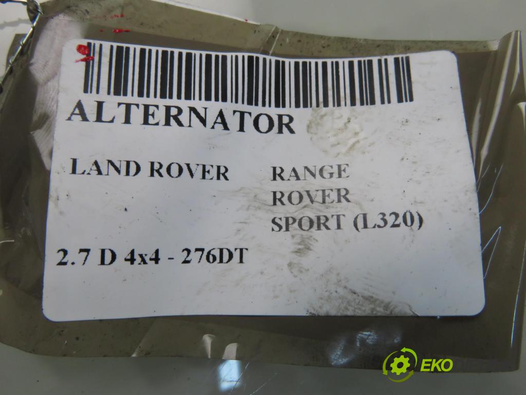 LAND ROVER RANGE ROVER SPORT (L320) SUV 2007 140,00 2.7 TDV6 4x4 190 - 276DT (PSA) 2720,00 Alternátor  (Alternátor)