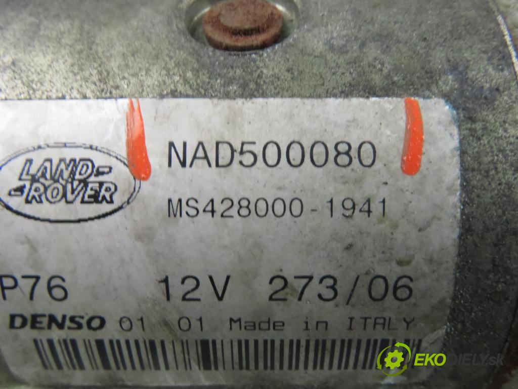 LAND ROVER RANGE ROVER SPORT (L320) SUV 2007 140,00 2.7 TDV6 4x4 190 - 276DT (PSA) 2720,00 startér NAD500080 (Startér)