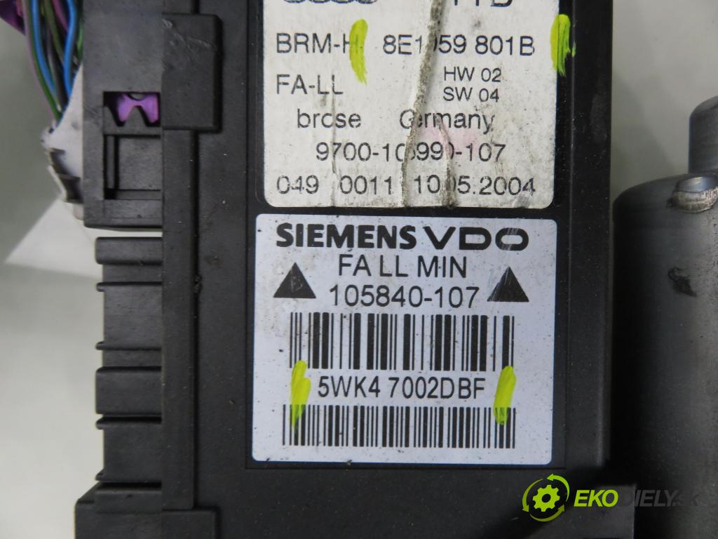 AUDI A4 (8E2, B6) SEDAN 2004 96,00 1.9 TDI PD 130 1896,00 mechanismus oken 5WK47002DBF ; 8E1959801B