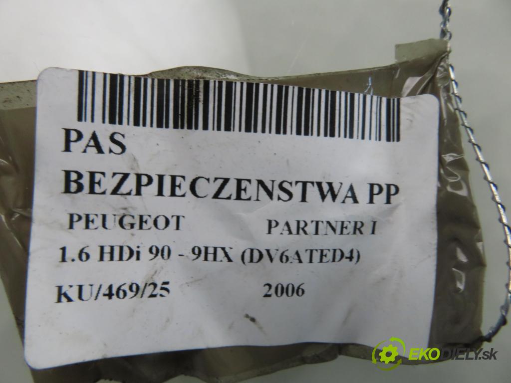 PEUGEOT PARTNER Combispace (5F) KOMBIVAN 2006 66,00 1.6 HDi 90 - 9HX 1560,00 držák BEZPEČNOST PP 550622400