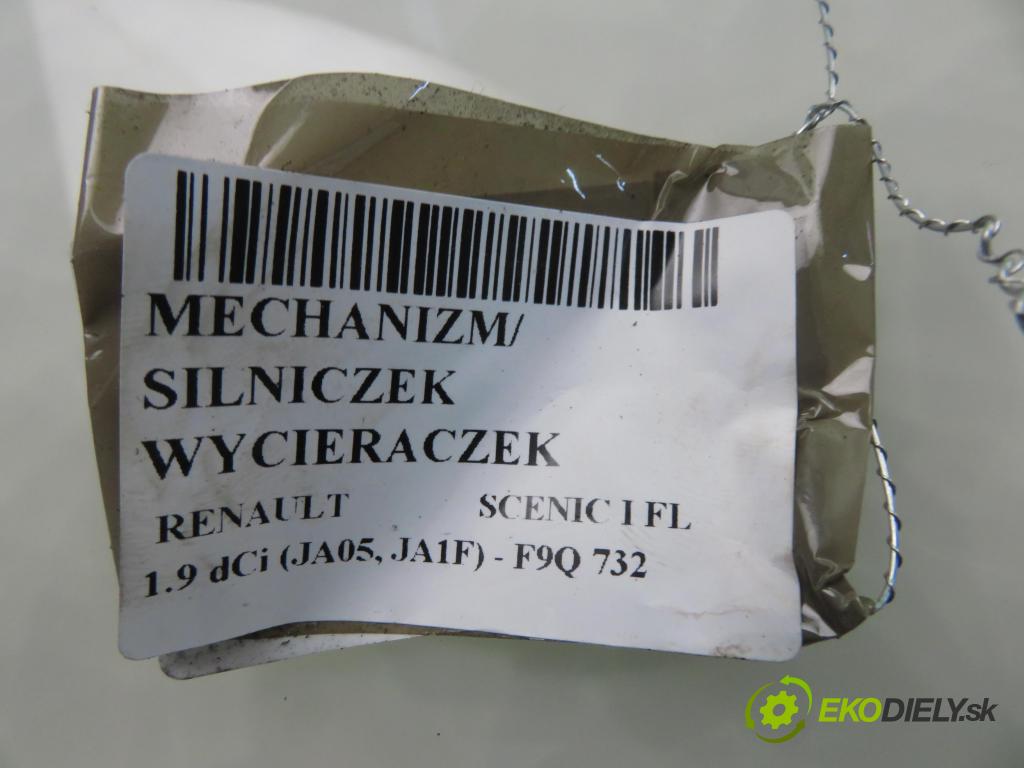 RENAULT SCENIC I (JA0/1_) MINIVAN 2000 75,00 1.9 dCi 102 - F9Q 732 1870,00 MECHANISMUS/ motorek stěračů 3397020563