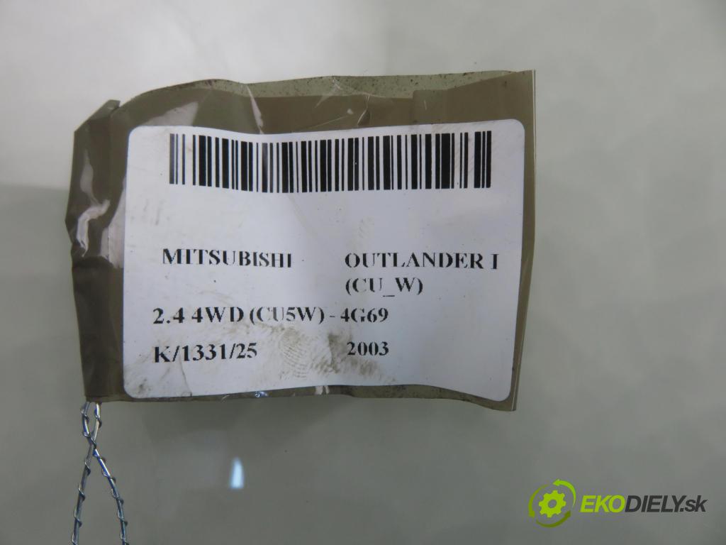 MITSUBISHI OUTLANDER I (CU_W) SUV 2003 118,00 2.4 4WD 160 (CU5W) - 4G69 2378,00 chladič oleje 1241006600 ; MN180660