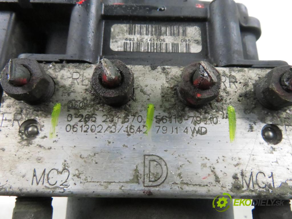 FIAT SEDICI (189_) CROSSOVER 2007 88,00 1.9 D Multijet 120 4x4 - D19AA 1910,00 Pumpa ABS 0265800494 ; 0265231670 ; 5611079J10 (Pumpa ABS)