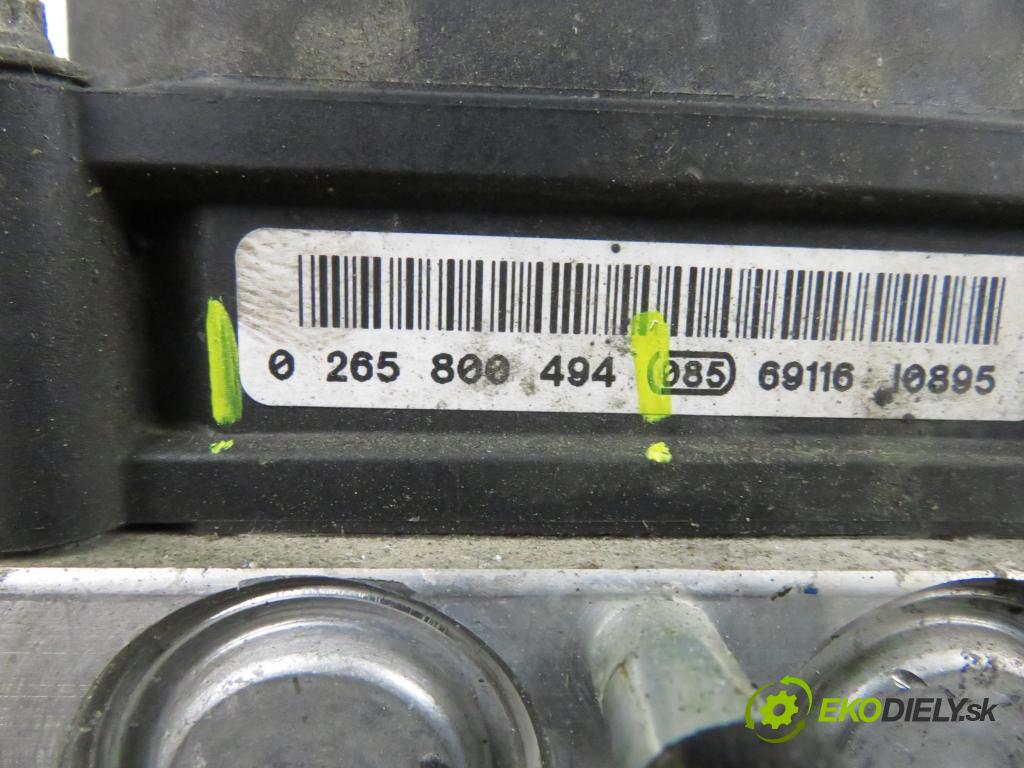 FIAT SEDICI (189_) CROSSOVER 2007 88,00 1.9 D Multijet 120 4x4 - D19AA 1910,00 Pumpa ABS 0265800494 ; 0265231670 ; 5611079J10 (Pumpa ABS)