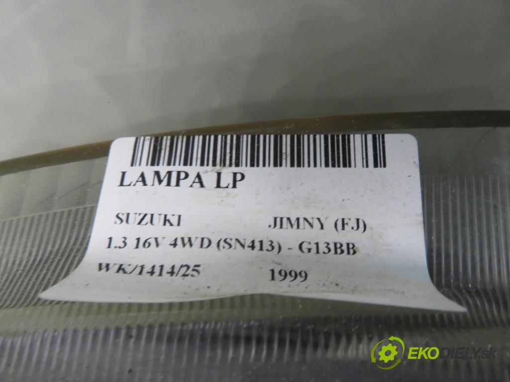 SUZUKI JIMNY (FJ) SUV 1999 59,00 1.3 16V 4WD (SN413) - G13BB 1298,00 světlo LP 10032081