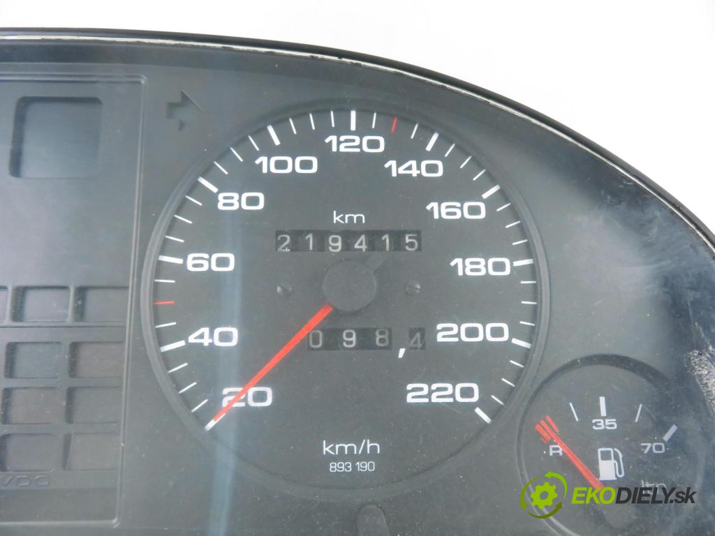 AUDI 80 (89, 89Q, 8A, B3) SEDAN 1988 66,00 1.8 S - NE 1781,00 prístrojovka elektrický 893919033A