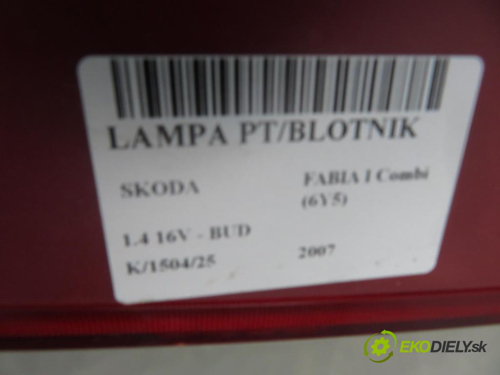 SKODA FABIA I Combi (6Y5) KOMBI 2007 59,00 1.4 16V - BUD 1390,00 světlo pravé zadní 6Y9945112B
