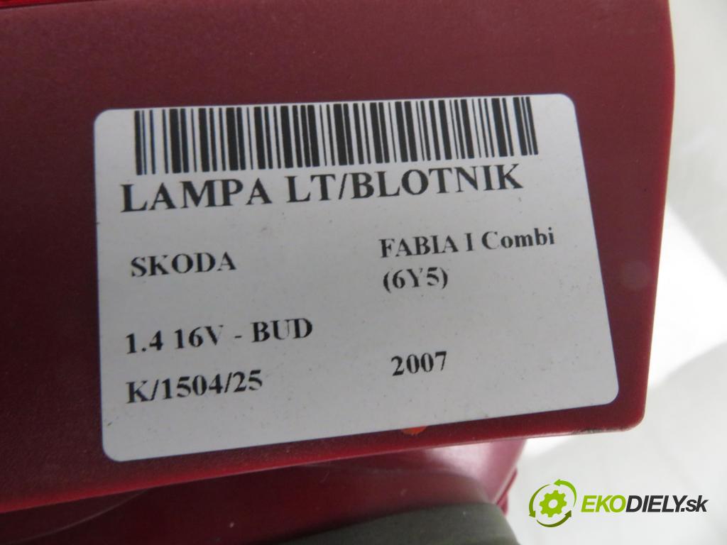 SKODA FABIA I Combi (6Y5) KOMBI 2007 59,00 1.4 16V - BUD 1390,00 světlo levé zadní 6Y9945257