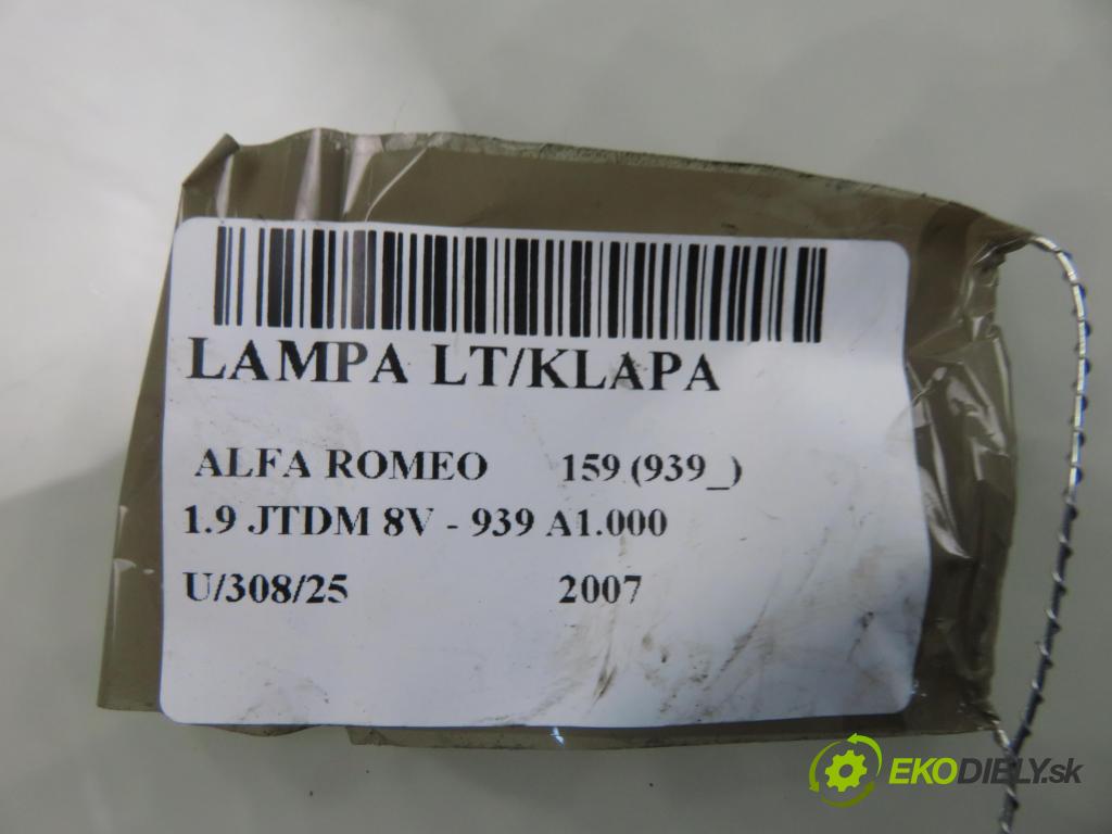 ALFA ROMEO 159 (939_) KOMBI 2007 88,00 1.9 JTDM 8V - 939 A1.000 1910,00 světlo levé zadní kufr F939562302