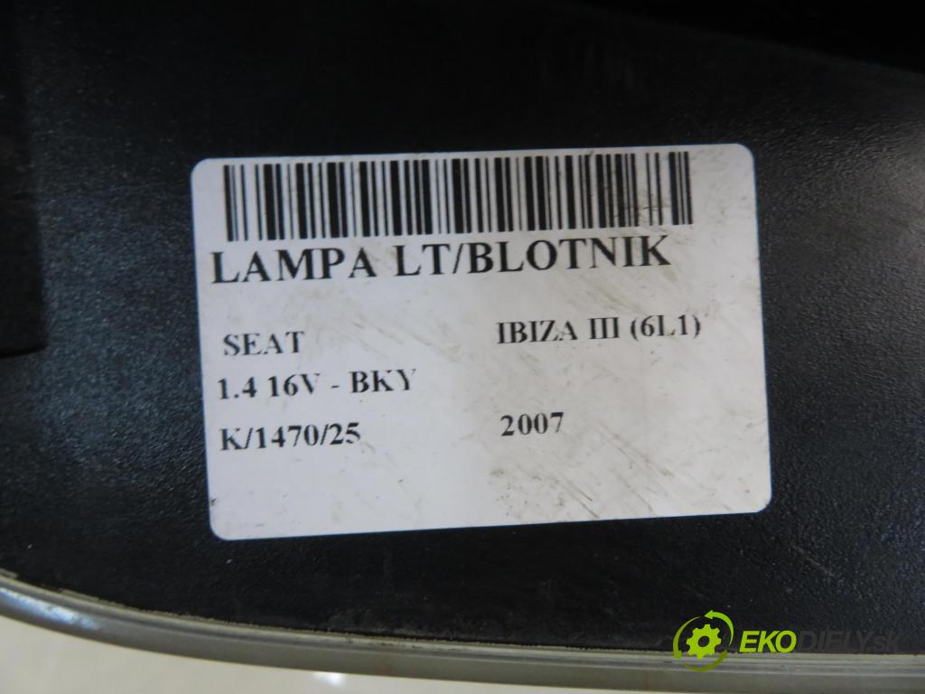 SEAT IBIZA III (6L1) HB 2007 55,00 1.4 16V - BKY 1390,00 světlo levé zadní 6L6954095D