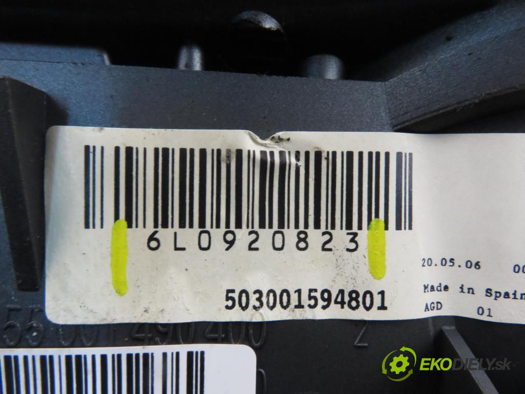 SEAT IBIZA III (6L1) HB 2007 55,00 1.4 16V - BKY 1390,00 prístrojovka elektrický 6L0920823
