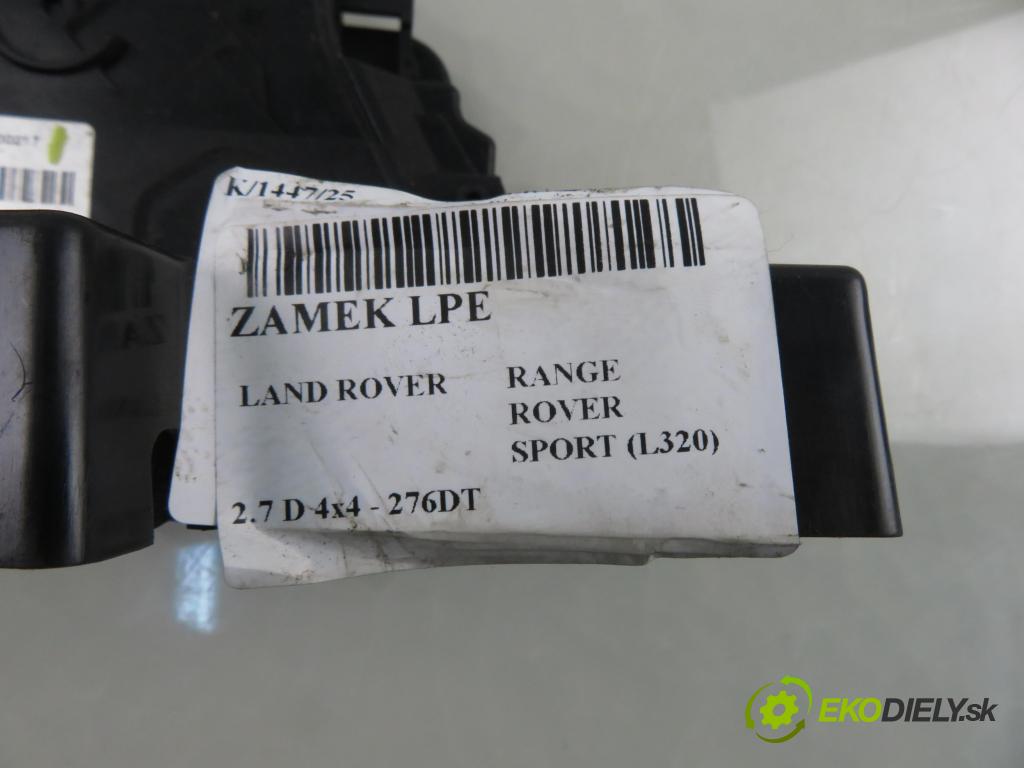 LAND ROVER RANGE ROVER SPORT (L320) SUV 2007 140,00 2.7 TDV6 4x4 190 - 276DT (PSA) 2720,00 zámok FQJ000217