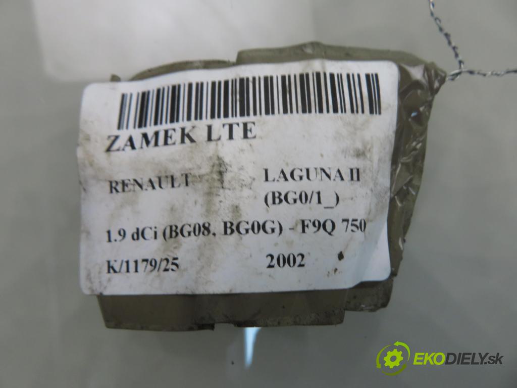 RENAULT LAGUNA II (BG0/1_) LIFTBACK 2002 88,00 1.9 dCi 120 - F9Q 750 1870,00 zámok