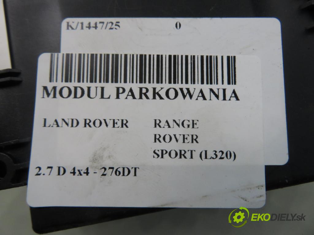 LAND ROVER RANGE ROVER SPORT (L320) SUV 2007 140,00 2.7 TDV6 4x4 190 - 276DT (PSA) 2720,00 MODUL YWC500550