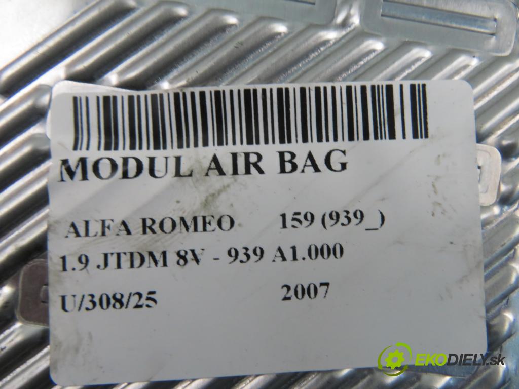 ALFA ROMEO 159 (939_) KOMBI 2007 88,00 1.9 JTDM 8V - 939 A1.000 1910,00 MODUL air BAG 50507544