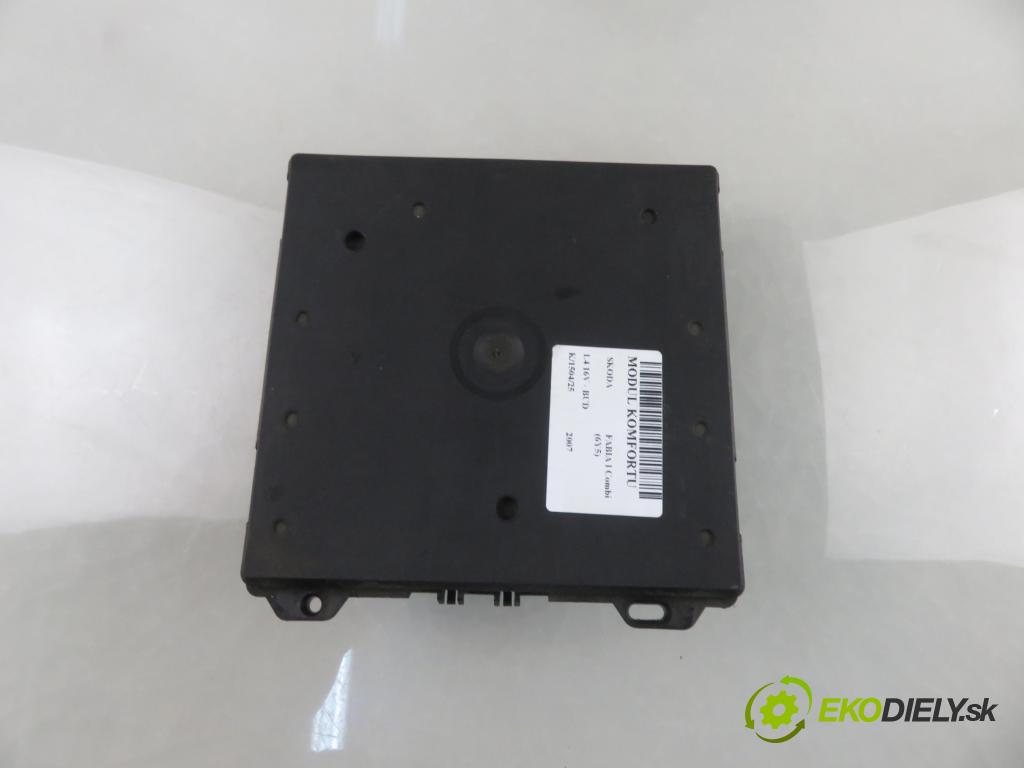 SKODA FABIA I Combi (6Y5) KOMBI 2007 59,00 1.4 16V - BUD 1390,00 MODUL komfortu 6Q2937049F ; 5WK48218