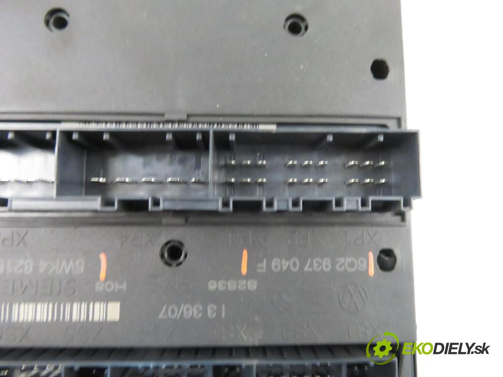 SKODA FABIA I Combi (6Y5) KOMBI 2007 59,00 1.4 16V - BUD 1390,00 MODUL komfortu 6Q2937049F ; 5WK48218