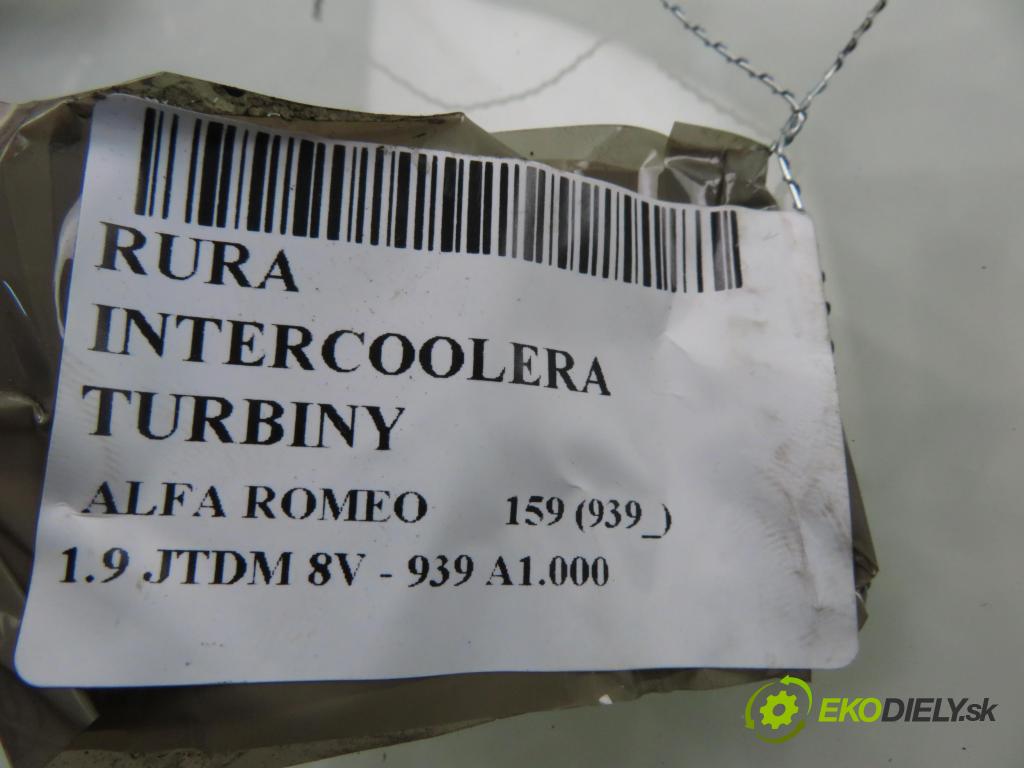 ALFA ROMEO 159 (939_) KOMBI 2007 88,00 1.9 JTDM 8V - 939 A1.000 1910,00 Rúra intercoolera turba 50508205