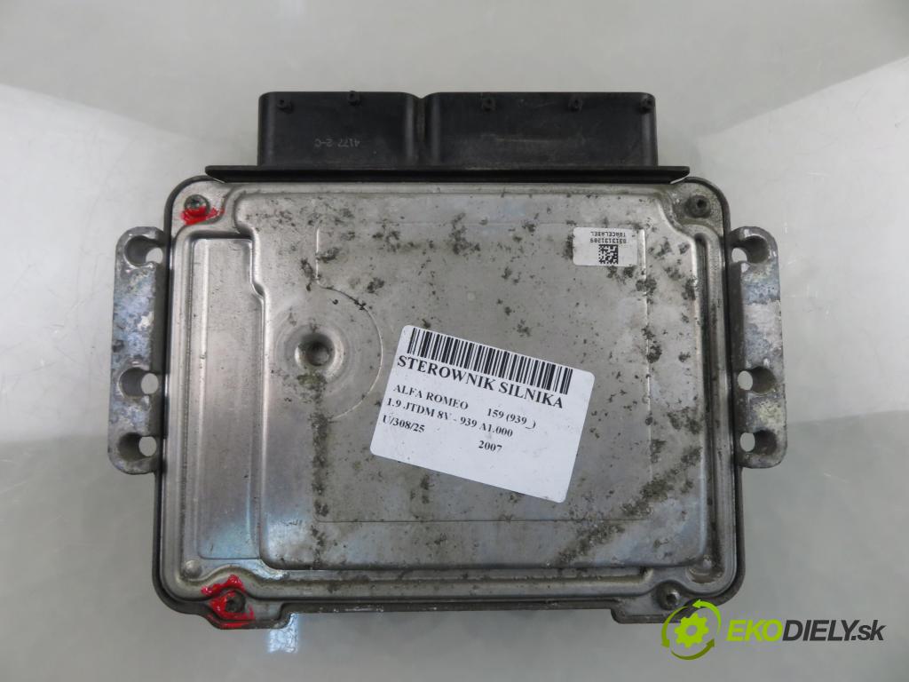 ALFA ROMEO 159 (939_) KOMBI 2007 88,00 1.9 JTDM 8V - 939 A1.000 1910,00 řídící jednotka motora 0281013137 ; 51812913
