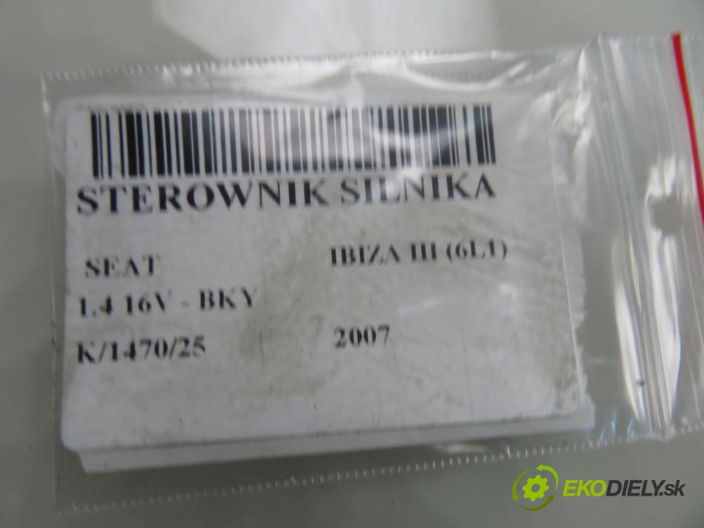 SEAT IBIZA III (6L1) HB 2007 55,00 1.4 16V - BKY 1390,00 řídící jednotka motora IAW4TVKC ; 036906034KC ; 6160131101
