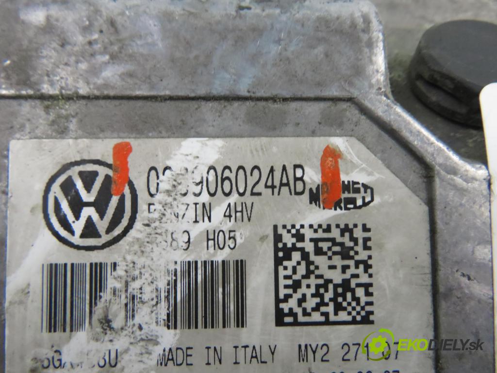 SKODA FABIA I Combi (6Y5) KOMBI 2007 59,00 1.4 16V - BUD 1390,00 řídící jednotka motora 03C906024AB