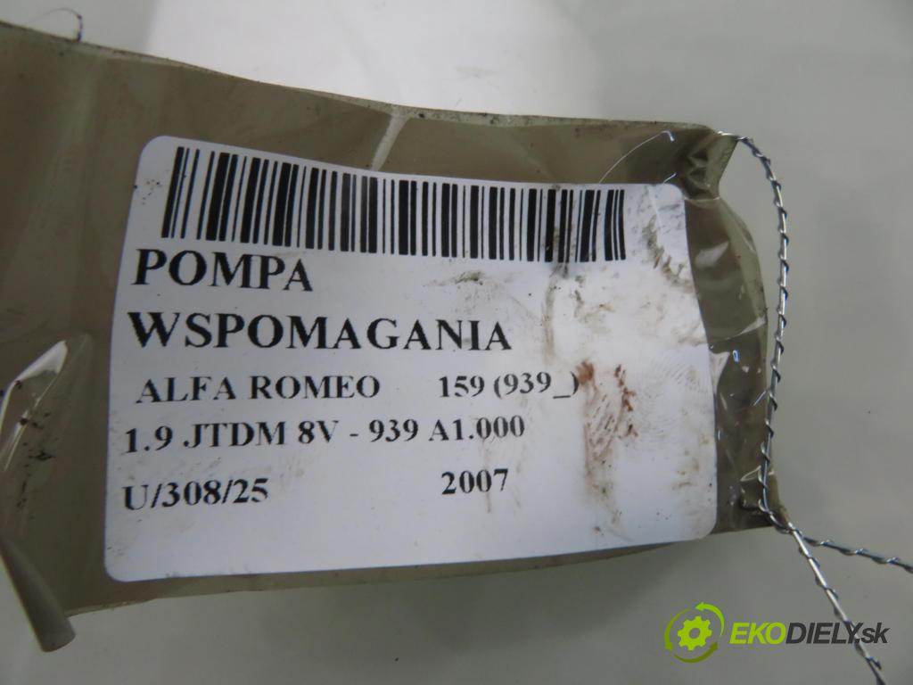 ALFA ROMEO 159 (939_) KOMBI 2007 88,00 1.9 JTDM 8V - 939 A1.000 1910,00 pumpa servočerpadlo 00505004240 (Servočerpadlo)