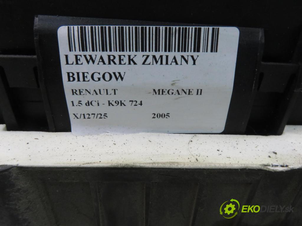 RENAULT MEGANE II (BM0/1_, CM0/1_) HB 2005 63,00 1.5 dCi 86 - K9K 724 1461,00 ZVEDÁK: 8200396768