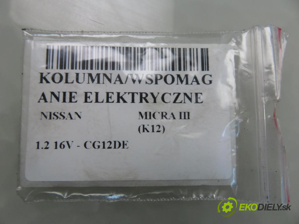 NISSAN MICRA III (K12) HB 2004 59,00 1.2 16V 80 - CG12DE 1240,00 SLOUPEC / PODPORA elektrický 48810AX705