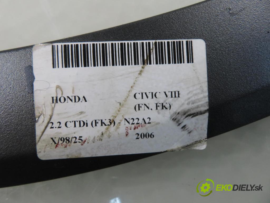 HONDA CIVIC VIII (FN, FK) HB 2006 103,00 2.2 CTDi (FK3) 140 - N22A2 2204,00 lišta BLATNÍK PP 74115SMGE501