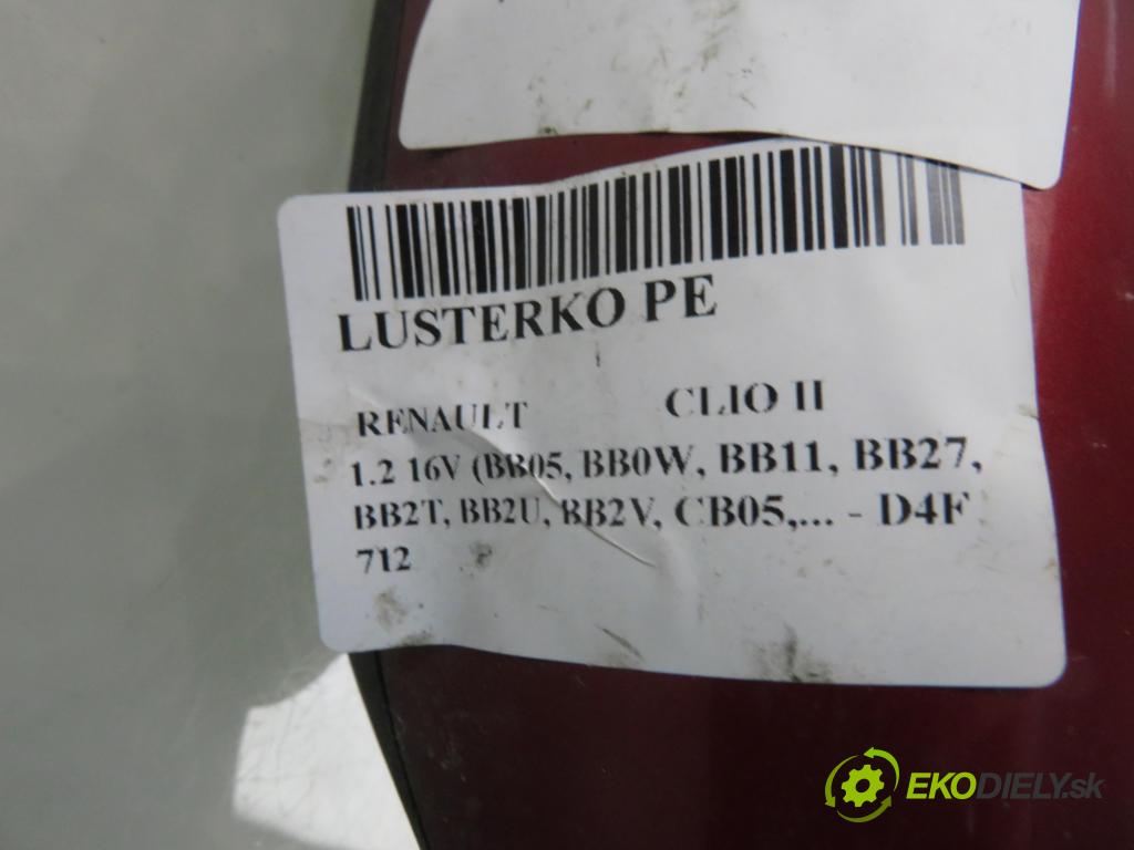 RENAULT CLIO II (BB_, CB_) HB 2003 55,00 1.2 16V 75 - D4F 712 1149,00 zpětné zrcátko