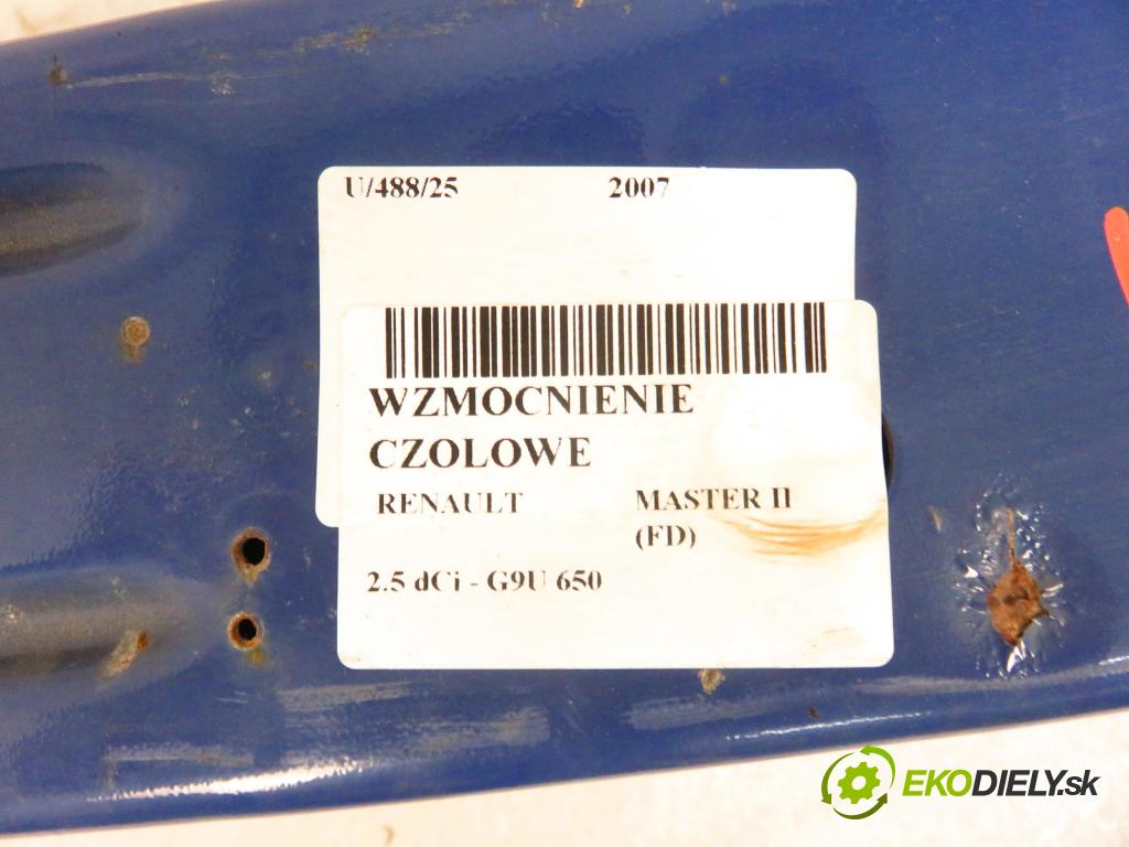 RENAULT MASTER II Skrzynia (FD) FURGON 2007 88,00 2.5 dCi 120 - G9U 650 2464,00 výztuha PŘEDNÍ 8200189647E