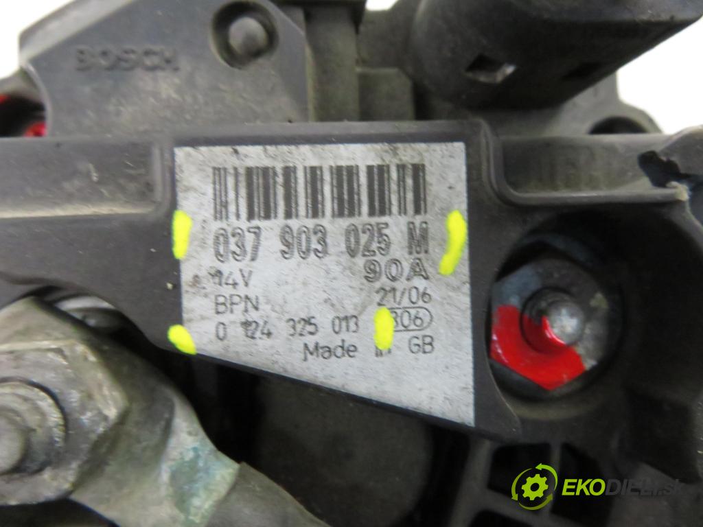 SEAT IBIZA III (6L1) HB 2007 55,00 1.4 16V - BKY 1390,00 Alternátor 037903025M ; 0124325013 (Alternátor)