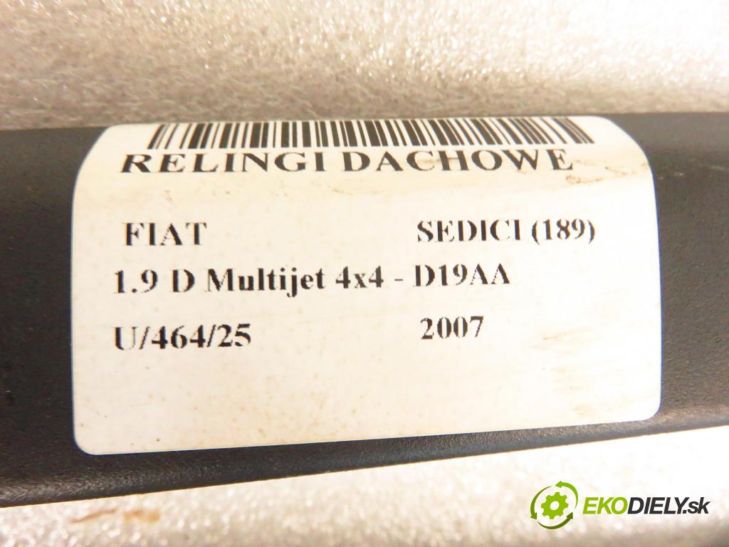 FIAT SEDICI (189_) CROSSOVER 2007 88,00 1.9 D Multijet 120 4x4 - D19AA 1910,00 zábradlí: STŘECHA 