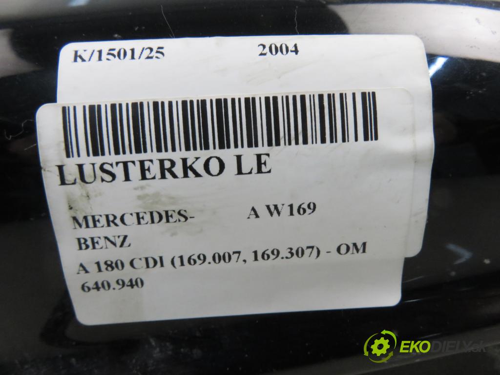 MERCEDES-BENZ KLASA A (W169) HB 2004 80,00 2.0 CDI 109 - OM 640.940 1991,00 zpětné zrcátko LE A3140417