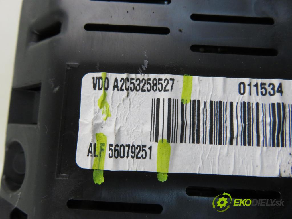 ALFA ROMEO 159 (939_) KOMBI 2007 88,00 1.9 JTDM 8V - 939 A1.000 1910,00 prístrojovka elektrický 56079251 ; A2C53258527