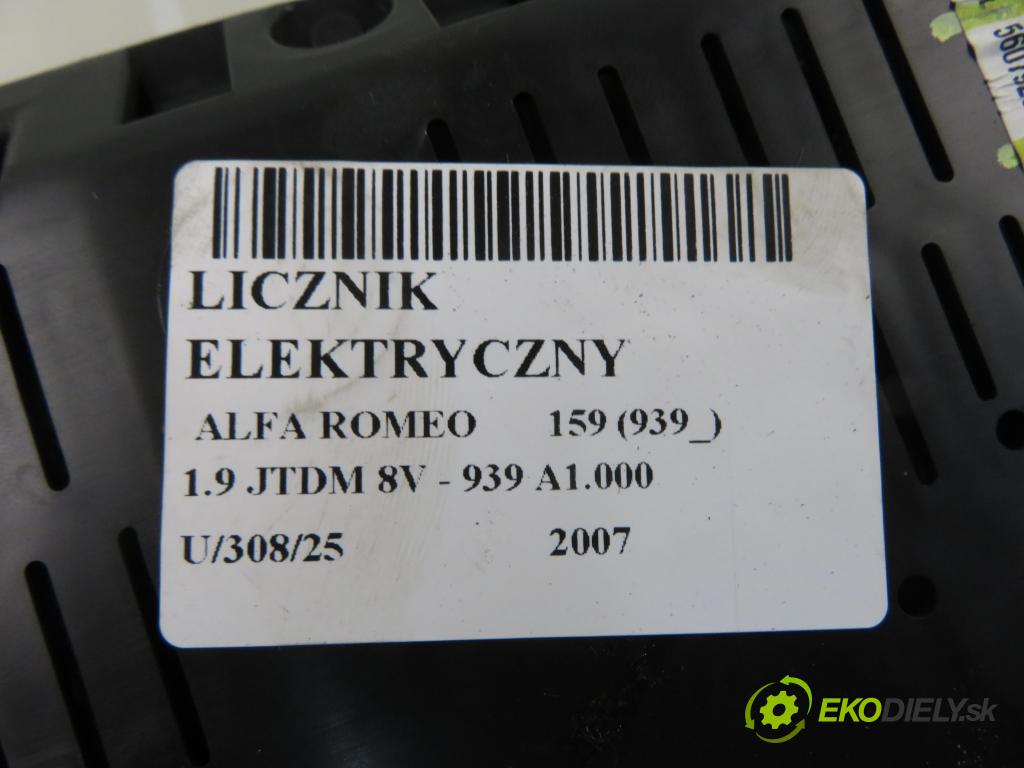 ALFA ROMEO 159 (939_) KOMBI 2007 88,00 1.9 JTDM 8V - 939 A1.000 1910,00 prístrojovka elektrický 56079251 ; A2C53258527