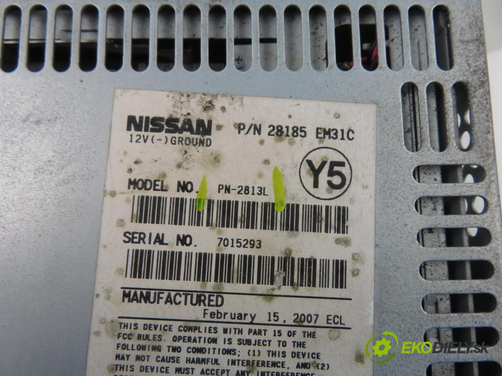 NISSAN VERSA I HB 2007 93,00 1.8 - MR18DE 1798,00 RADIO CD PN2813L