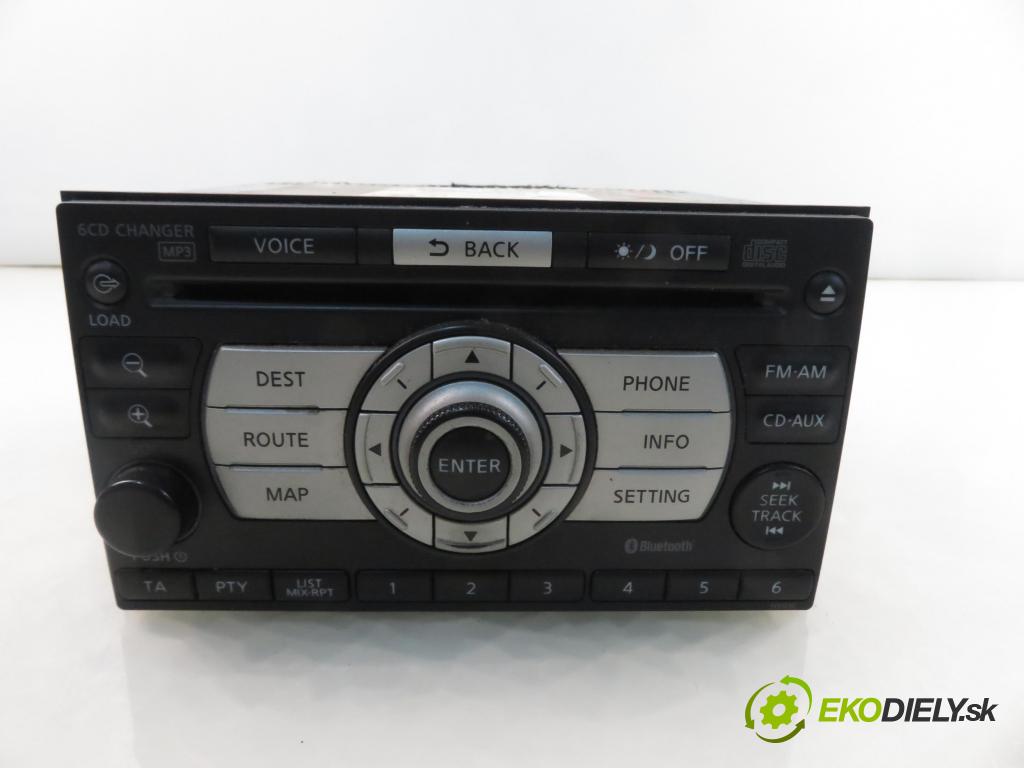 NISSAN QASHQAI / QASHQAI +2 I (J10, JJ10) CROSSOVER 2009 104,00 2.0 AWD 141 - MR20DE 1997,00 RADIO CD 28185JG45A