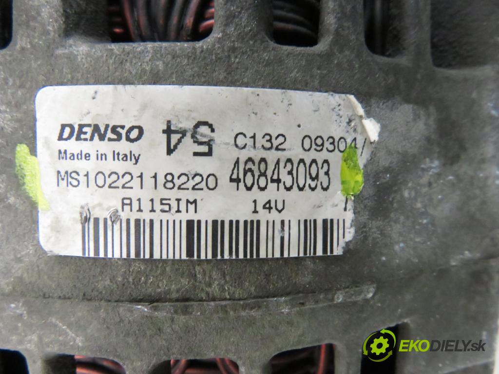 FIAT PANDA (169_) HB 2003 40,00 1.1 54 - 187 A1.000 1108,00 Alternátor 46843093 ; MS1022118220 (Alternátor)