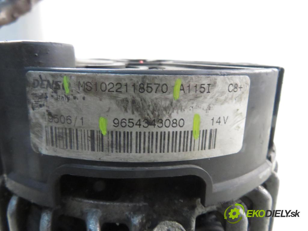 PEUGEOT 206 SW (2E/K) KOMBI 2003 80,00 1.6 16V 109 - NFU (TU5JP4) 1587,00 Alternátor 9654343080 ; MS1022118570 (Alternátor)