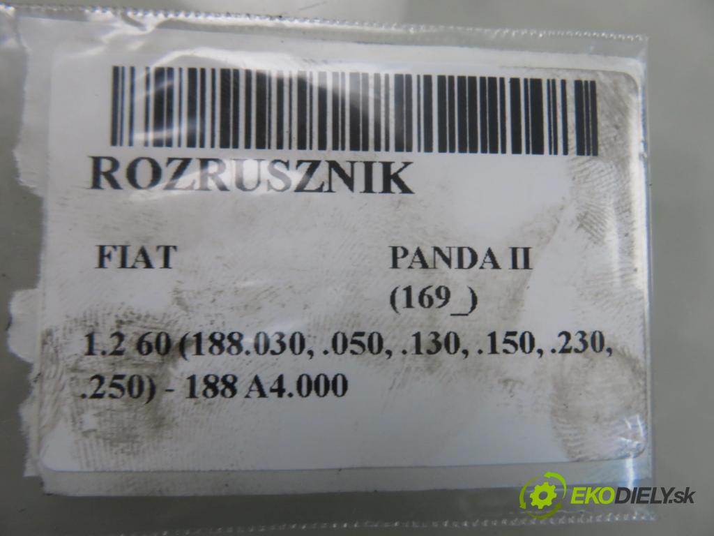 FIAT PANDA (169_) HB 2004 44,00 1.2 60 - 188 A4.000 1242,00 Štartér 63102022 (Štartér)