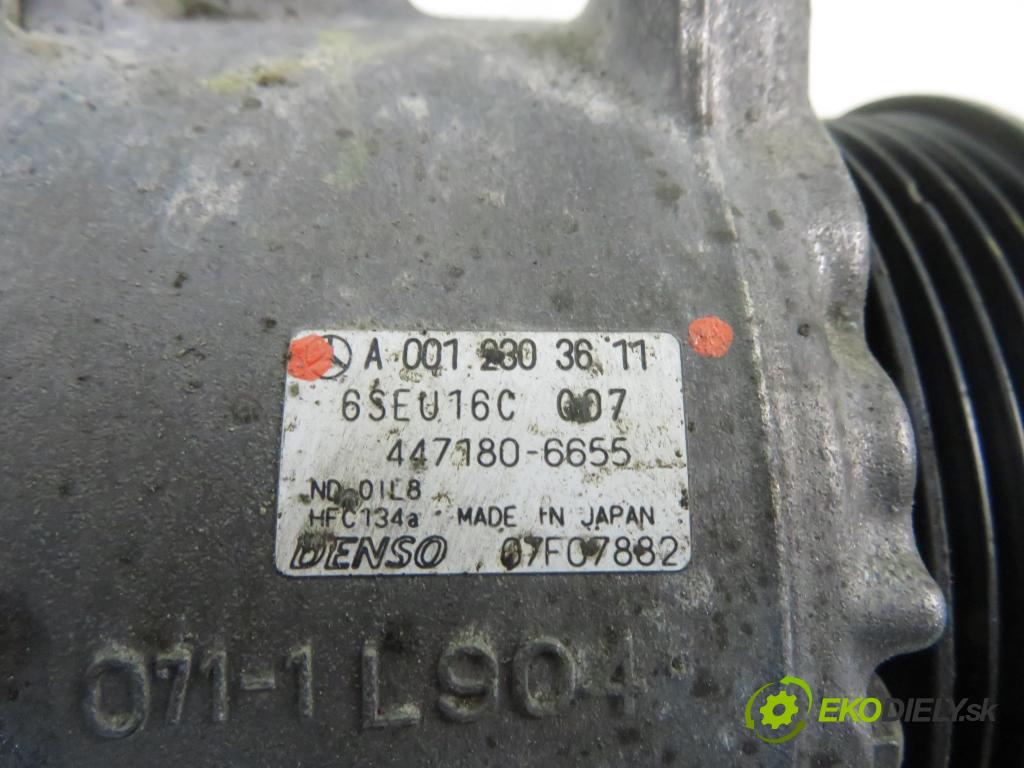 MERCEDES-BENZ KLASA A (W169) HB 2004 80,00 2.0 CDI 109 - OM 640.940 1991,00 KOMPRESOR: klimatizácie A0012303611 (Kompresor klimatizácie)