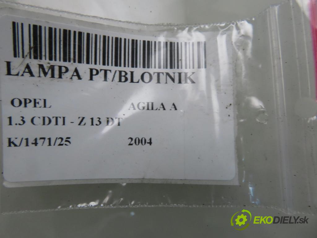 OPEL AGILA (A) (H00) HB 2004 51,00 1.3 CDTI - Z 13 DT 1248,00 světlo pravé zadní