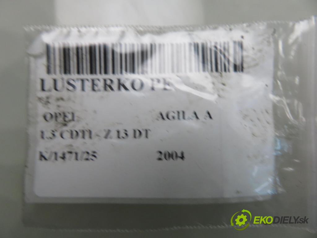 OPEL AGILA (A) (H00) HB 2004 51,00 1.3 CDTI - Z 13 DT 1248,00 zpětné zrcátko