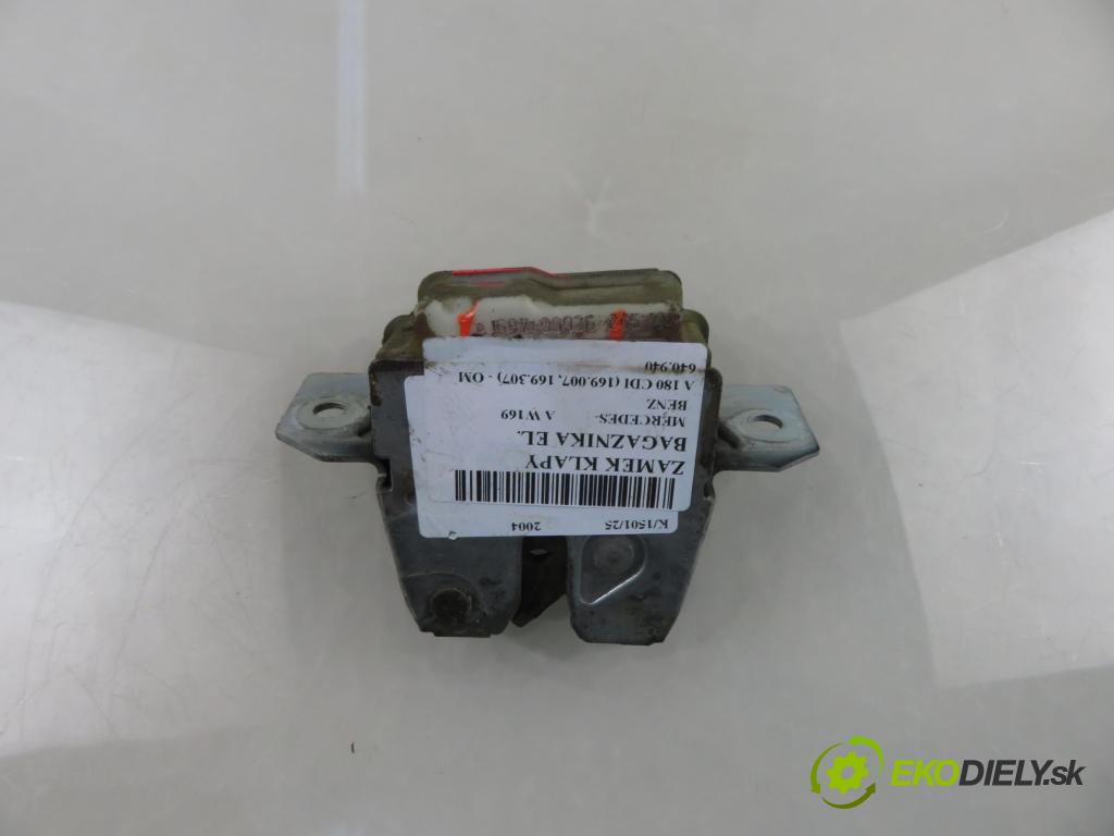 MERCEDES-BENZ KLASA A (W169) HB 2004 80,00 2.0 CDI 109 - OM 640.940 1991,00 zámok dveří kufr EL. A1697400036