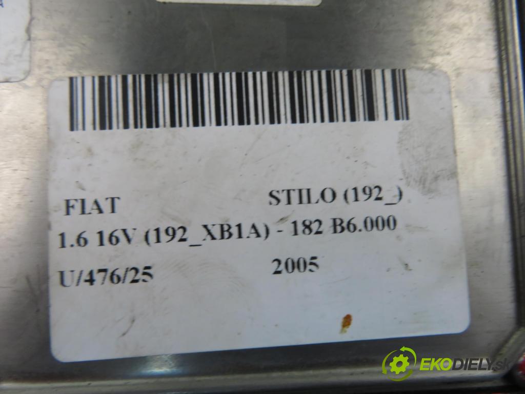 FIAT STILO (192_) HB 2005 76,00 1.6 16V 103 - 182 B6.000 1596,00 řídící jednotka LPG 67R014903