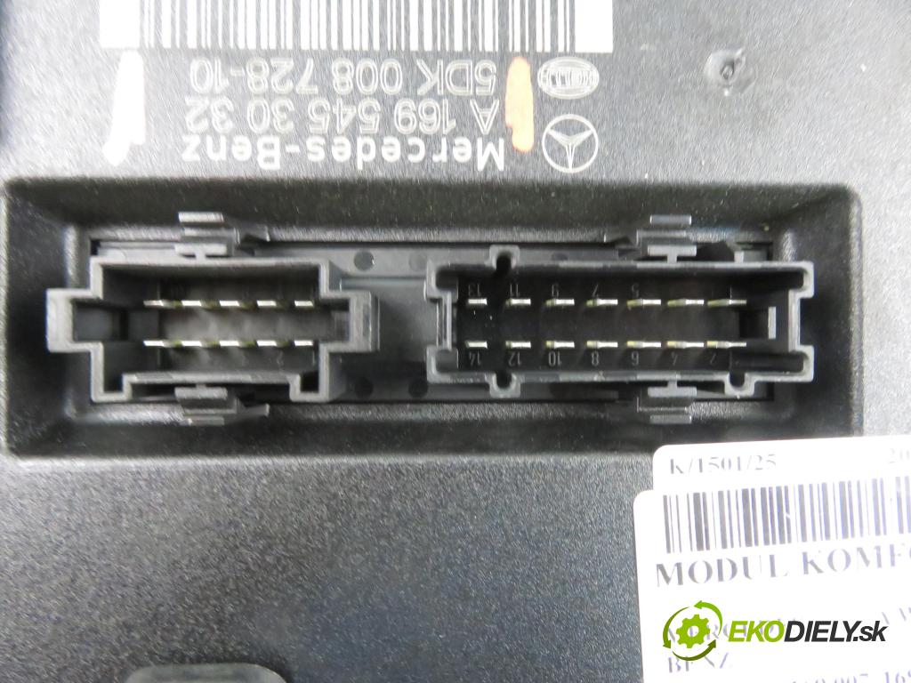MERCEDES-BENZ KLASA A (W169) HB 2004 80,00 2.0 CDI 109 - OM 640.940 1991,00 MODUL BSI A1695453032 ; 5DK00872810