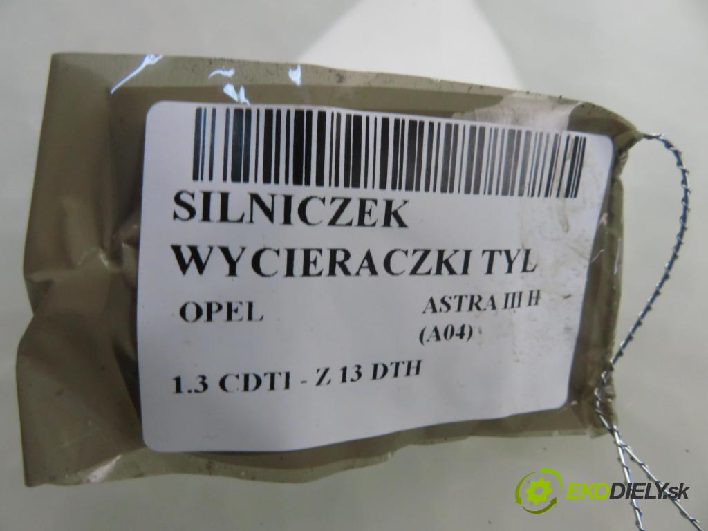 OPEL ASTRA H (A04) HB 2007 66,00 1.3 CDTI 90 - Z 13 DTH 1248,00 Motorček stierače zadné 13105981 ; 0390201591